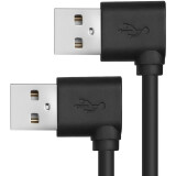 Кабель USB A (M) - USB A (M), 0.5м, Greenconnect GCR-AUM5AM-BB2S-0.5m