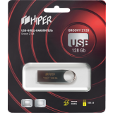 USB Flash накопитель 128Gb HIPER Groovy Z128 Titan (HI-USB3128GBU279S)