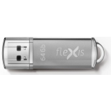 USB Flash накопитель 64Gb Flexis RB-108 Silver (FUB20064RB-108)