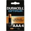 Батарейка Duracell Optimum (AAA, Alkaline, 4 шт) - 5014062