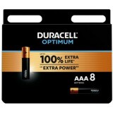 Батарейка Duracell Optimum (AAA, Alkaline, 8 шт) (5014070)