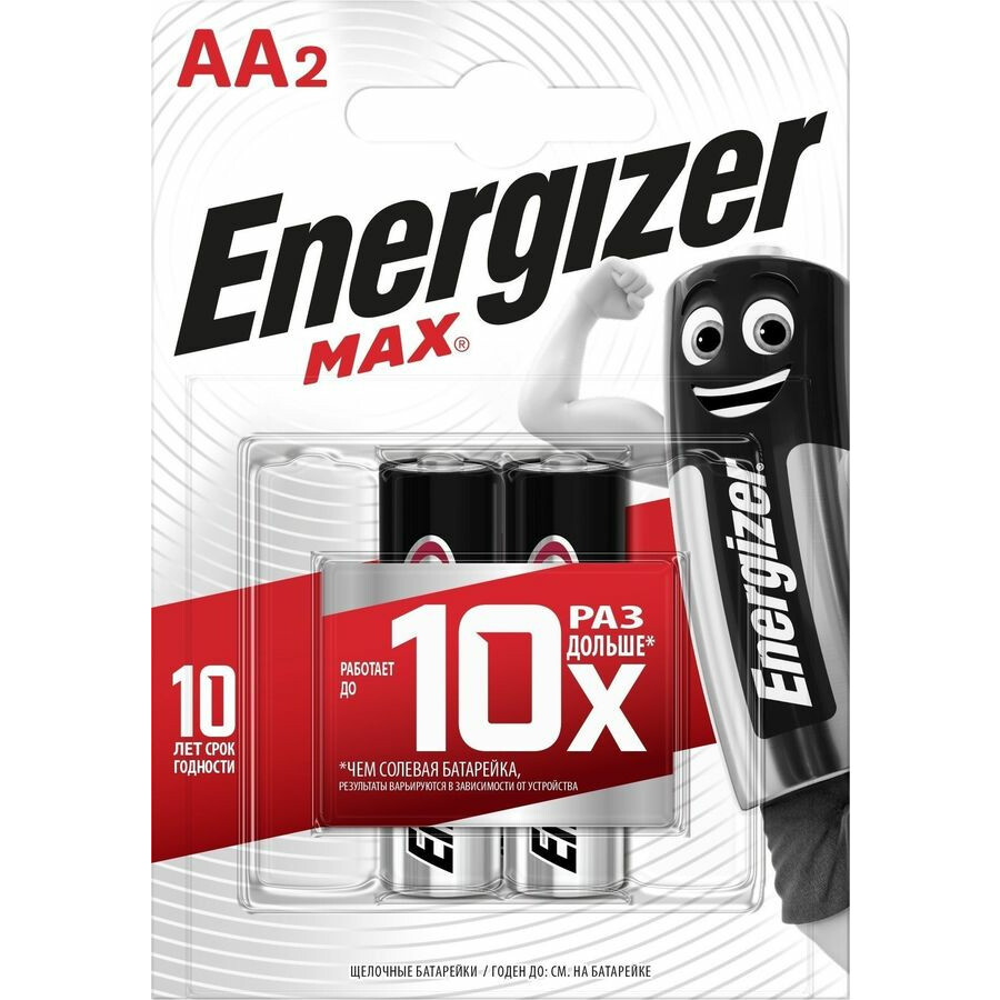 Батарейка Energizer Max (AA, 2 шт) - 7638900411393