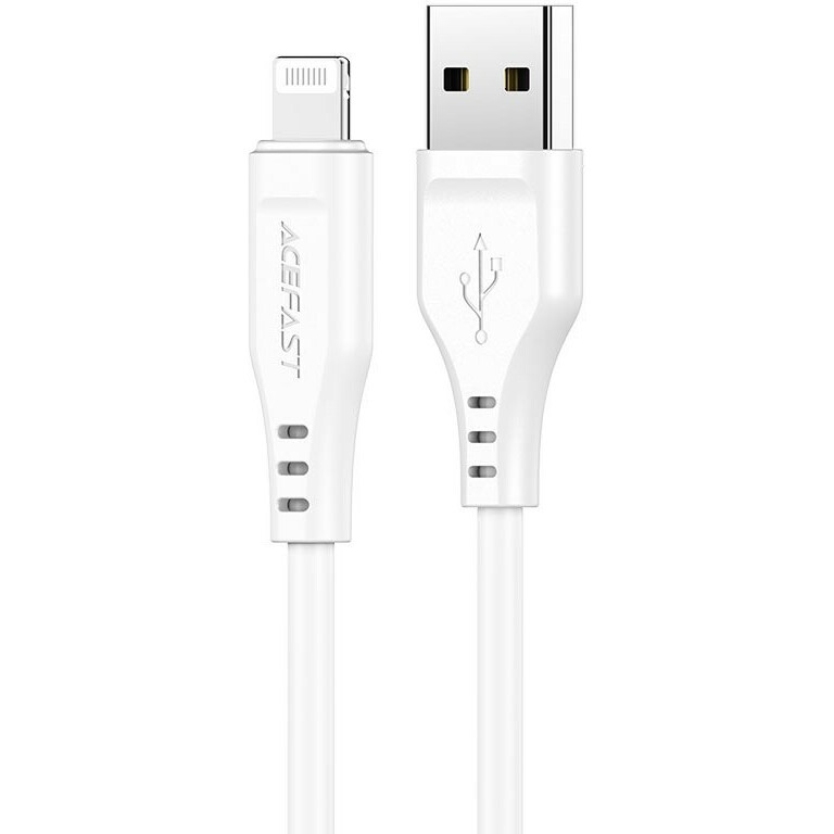 Кабель USB - Lightning, 1.2м, ACEFAST C3-02 White - AF-C3-02-WH