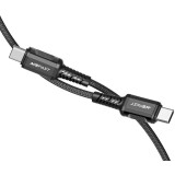 Кабель USB Type-C - USB Type-C, 1.2м, ACEFAST C1-03 Black (AF-C1-03-BK)