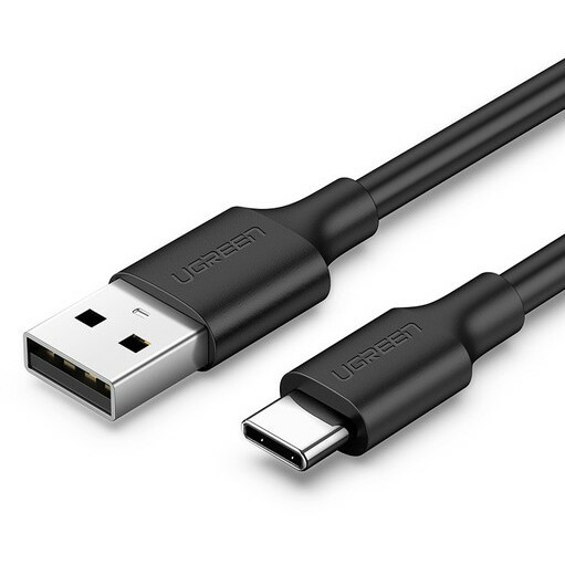 Кабель USB - USB Type-C, 2м, UGREEN US287 Black - 60118