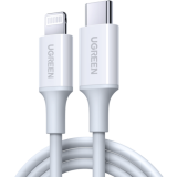Кабель USB Type-C - Lightning, 1.5м, UGREEN US171 White (60748)