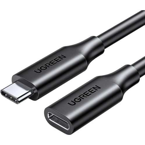Кабель удлинительный USB Type-C - USB Type-C (F), 1м, UGREEN US353 - 10387