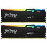 Оперативная память 32Gb DDR5 5200MHz Kingston Fury Beast RGB (KF552C36BBEAK2-32) (2x16Gb KIT)