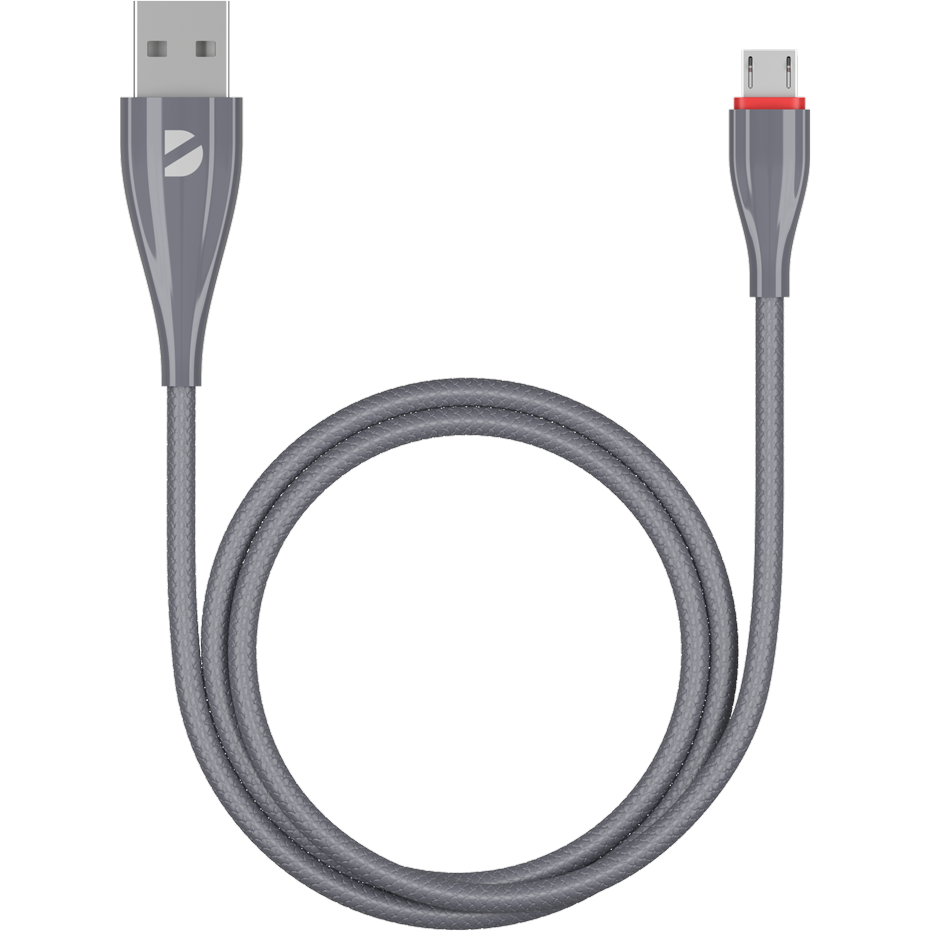 Кабель USB A (M) - microUSB B (M), 1м, Deppa 72286