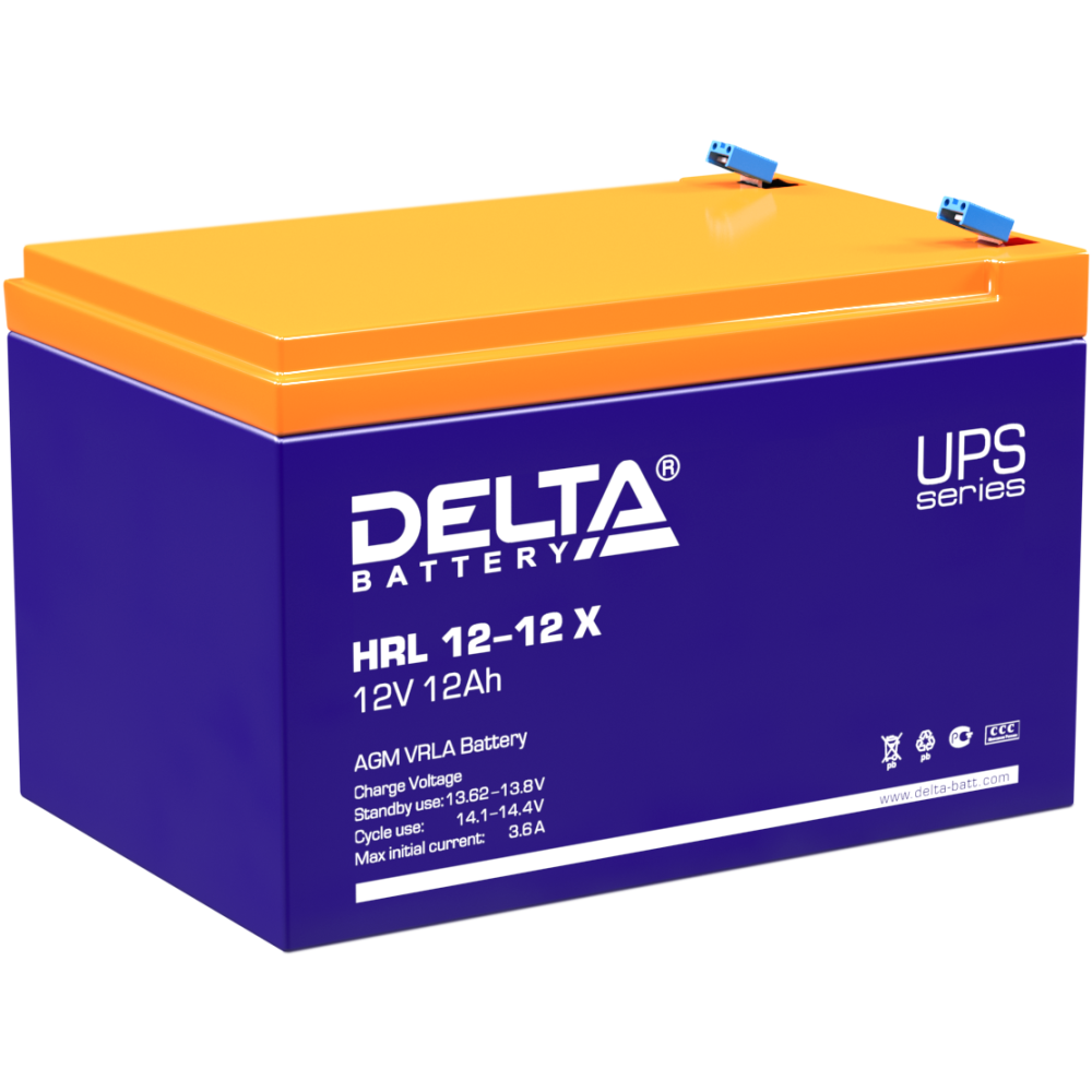 Аккумуляторная батарея Delta HRL12-12X - HRL 12-12 X