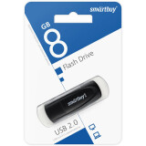 USB Flash накопитель 8Gb SmartBuy Scout Black (SB008GB2SCK)