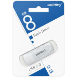 USB Flash накопитель 8Gb SmartBuy Scout White (SB008GB2SCW)