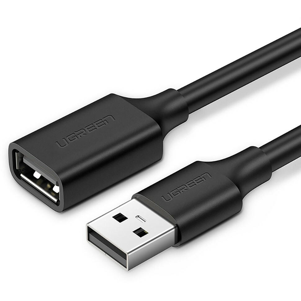 Кабель удлинительный USB A (M) - USB A (F), 3м, UGREEN US103 - 10317