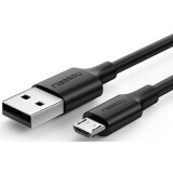 Кабель USB A (M) - microUSB B (M), 1м, UGREEN US289 Black (60136)