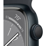 Умные часы Apple Watch Series 8 45mm Midnight Aluminum Case with Midnight Sport Band S/M (MNUJ3LL/A)