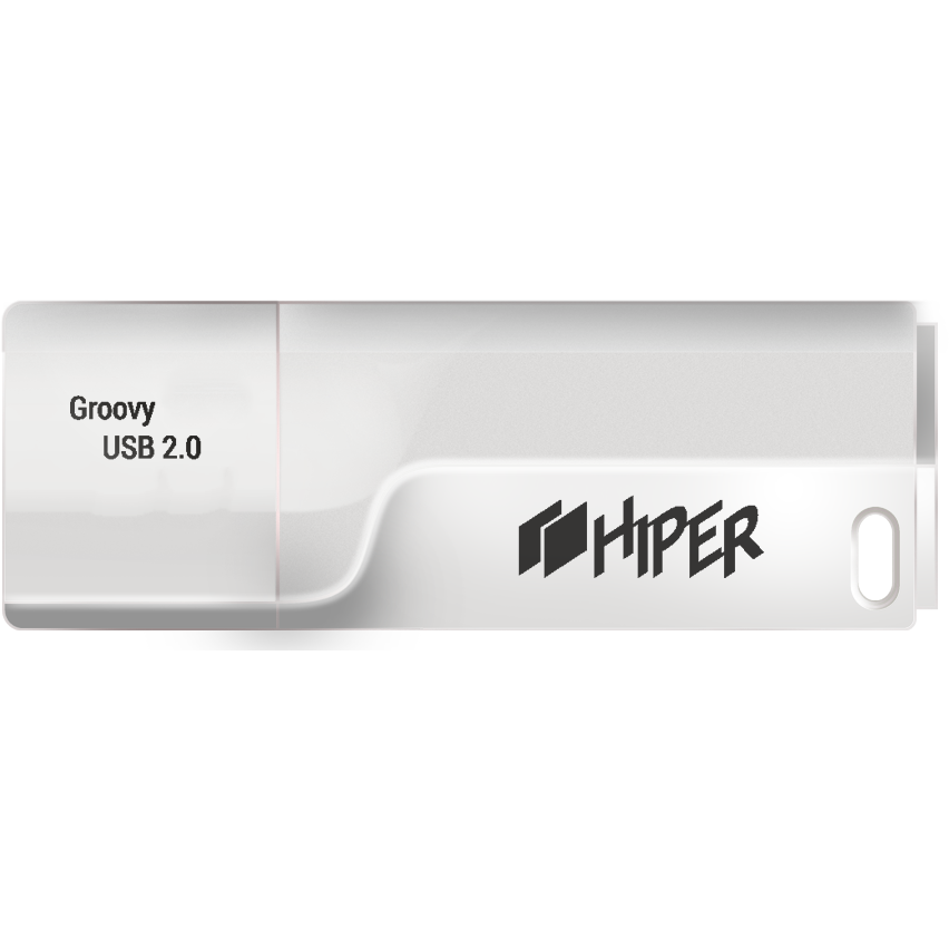 USB Flash накопитель 128Gb HIPER Groovy T128 White - HI-USB2128GBTW