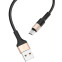 Кабель USB A (M) - microUSB B (M), 1м, HOCO X26 Black/Gold (HC-80213)