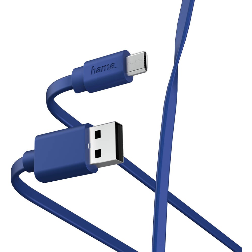 Кабель USB A (M) - microUSB B (M), 1м, HAMA H-187226