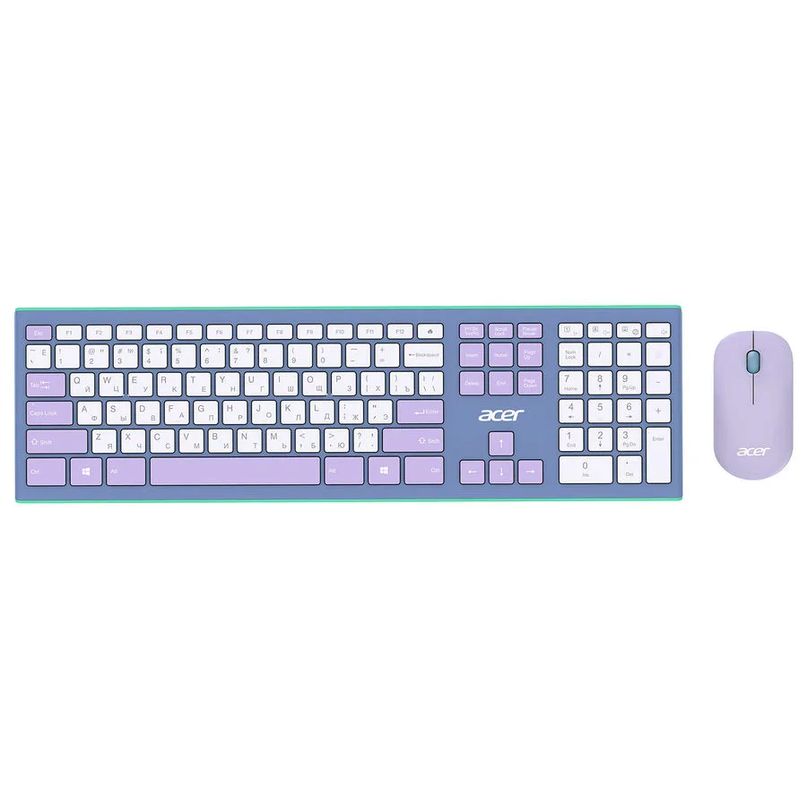 Клавиатура + мышь Acer OCC200 Green/Violet - ZL.ACCEE.003