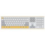 Клавиатура + мышь Acer OCC200 Yellow (ZL.ACCEE.002)