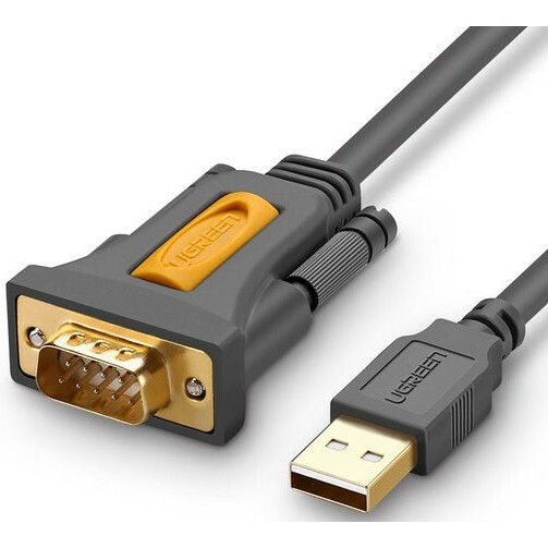 Кабель USB - COM, 1м, UGREEN CR104 Grey - 20210