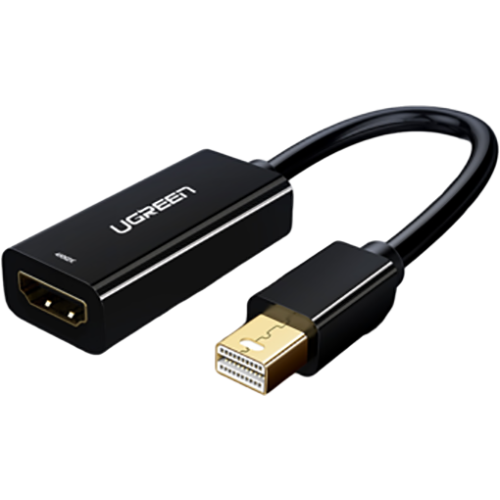 Переходник Mini DisplayPort (M) - HDMI (F), UGREEN MD112 Black - 10461