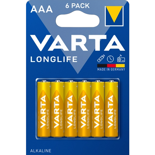Батарейка Varta Long Life (AAA, 6 шт) - 04103101416