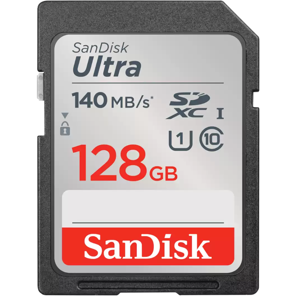 Карта памяти 128Gb SD SanDisk Ultra (SDSDUNB-128G-GN6IN)