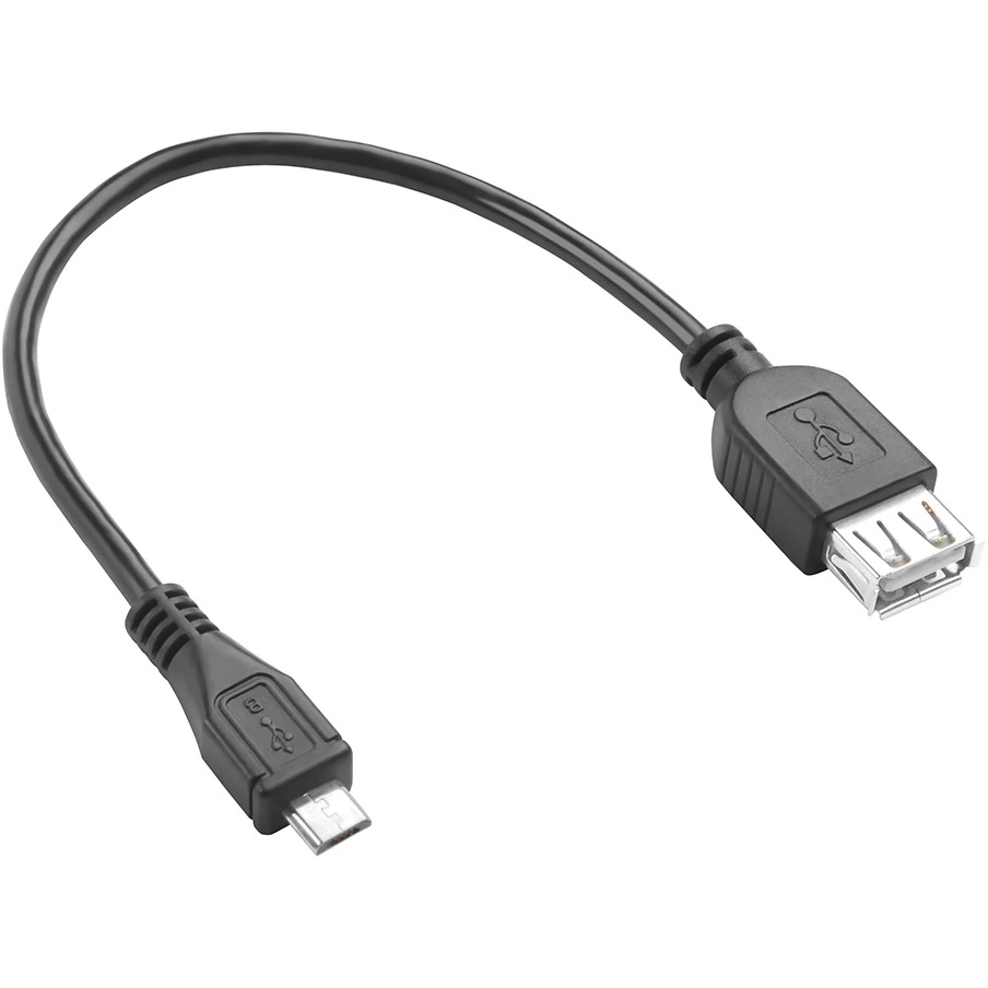 Переходник USB A (F) - microUSB B (M), 0.15м, 4PH 4PH-R90033