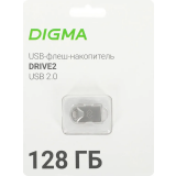USB Flash накопитель 128Gb Digma DRIVE2 (DGFUM128A20SR)