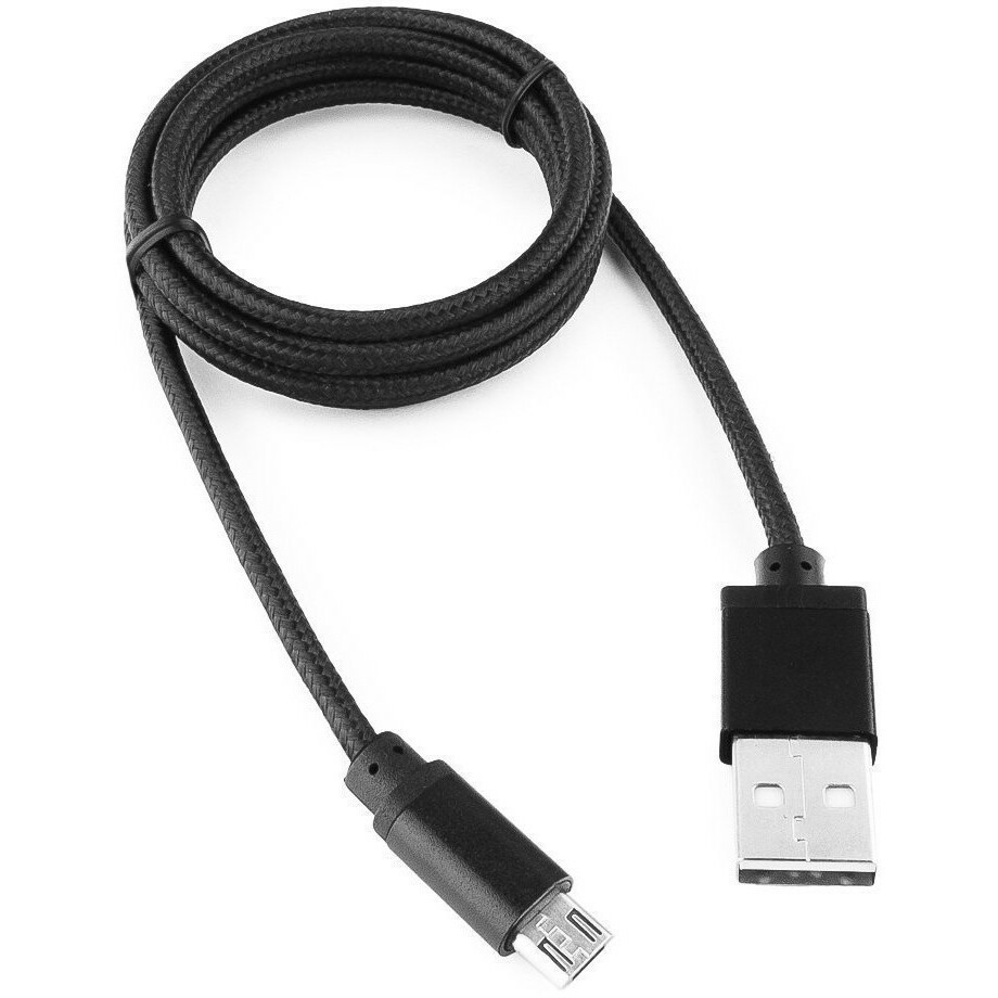 Кабель USB A (M) - microUSB B (M), 1м, Gembird CC-mUSB2bk1m
