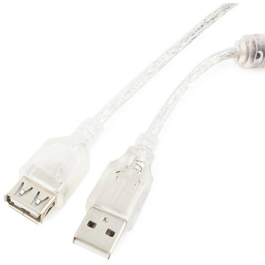 Кабель удлинительный USB A (M) - USB A (F), 0.75м, Gembird CCF-USB2-AMAF-TR-0.75M