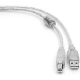 Кабель USB A (M) - USB B (M), 0.75м, Gembird CCF-USB2-AMBM-TR-0.75M