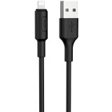 Кабель USB - Lightning, 1м, HOCO X25 Black (HC-80107) (6957531080107)
