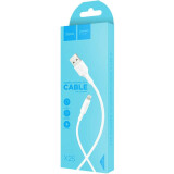 Кабель USB - Lightning, 1м, HOCO X25 White (HC-80114) (6957531080114)