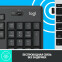 Клавиатура + мышь Logitech MK295 Silent Wireless Combo Graphite (920-009807/920-009800) - фото 4