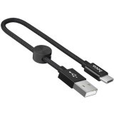 Кабель USB - USB Type-C, 0.25м, HOCO X35 Black (HC-07451) (6931474707451)