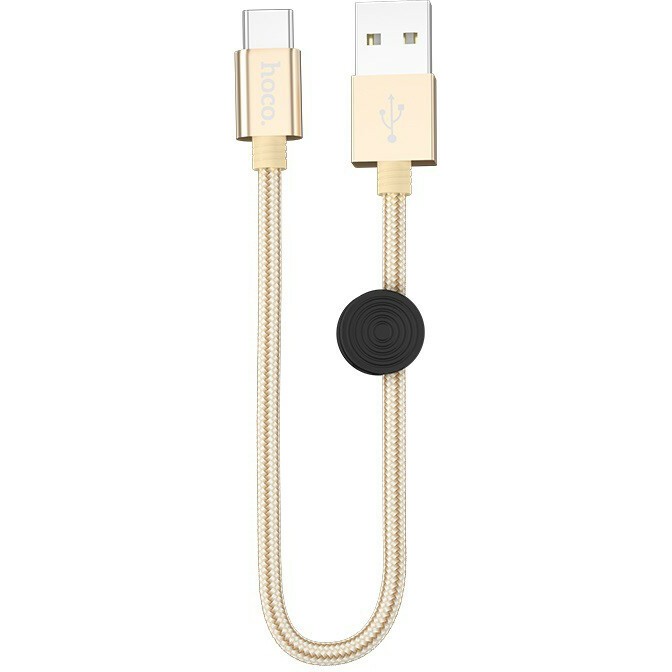 Кабель USB - USB Type-C, 0.25м, HOCO X35 Gold (HC-07468) - 6931474707468