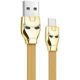Кабель USB - USB Type-C, 1.2м, HOCO U14 Gold (HC-49487) (6957531049487)