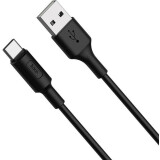 Кабель USB - USB Type-C, 1м, HOCO X25 Black (HC-80145) (6957531080145)