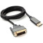 Кабель DisplayPort (M) - DVI (M), 1.8м, Cablexpert CC-DPM-DVIM-4K-6