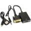 Переходник HDMI (F) - VGA (M), Cablexpert A-VGA-HDMI-01