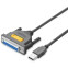 Кабель USB - LPT, 2м, UGREEN US167 - 20224