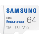 Карта памяти 64Gb MicroSD Samsung PRO Endurance + SD адаптер (MB-MJ64KA)