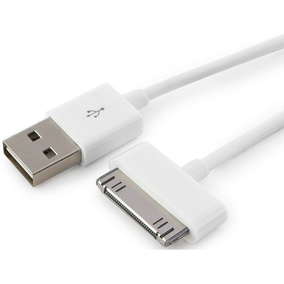 Кабель USB - Apple 30-pin, 1м, Gembird CC-USB-AP1MW