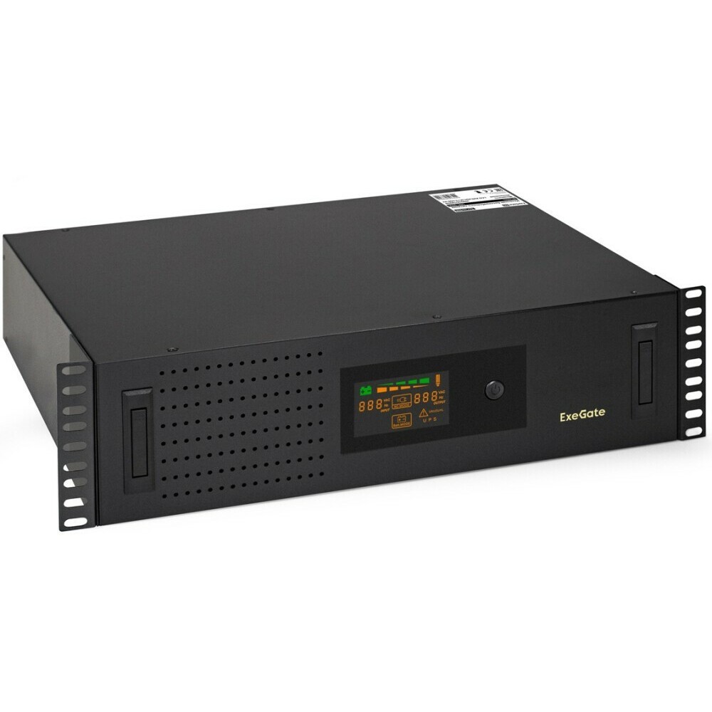 ИБП ExeGate ServerRM UNL-3000.LCD.AVR.2SH.3C13.USB.3U - EX293852RUS