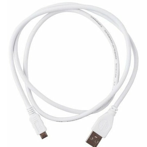 Кабель USB A (M) - microUSB B (M), 0.5м, Gembird CCP-mUSB2-AMBM-W-0.5M