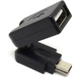 Переходник USB - miniUSB, Espada EUSB2fmnUSBm360