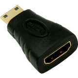 Переходник HDMI (F) - Mini HDMI (M), NETLAN EC-HD20CB-AC-BK