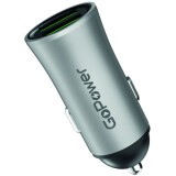 Автомобильное зарядное устройство GoPower GPC07U Grey (00-00022627)
